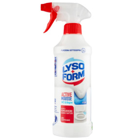 Спрей-піна для миття унітазу Active Mousse Ocean Lysoform, 435 мл